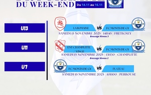 Programme du week-end S46