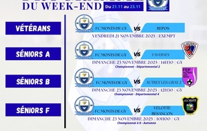 Programme du week-end S47