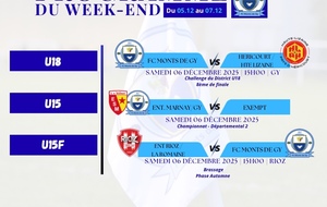 Programme du week-end S49