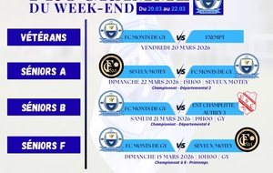 Programme du week-end S12
