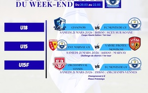 Programme du week-end S12