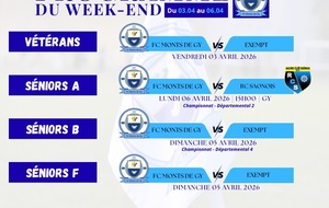 Programme du week-end S14