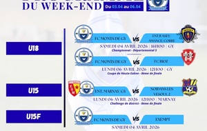 Programme du week-end S14