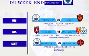 Programme du week-end S16