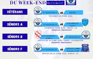 Programme du week-end S17