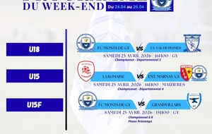 Programme du week-end S17