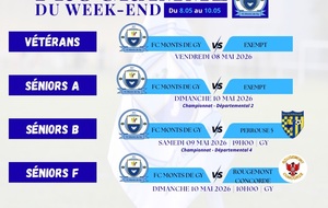 Programme du week-end S19