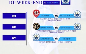 Programme du week-end S21