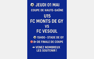 8ème de finale - Coupe de Haute-Saône 
