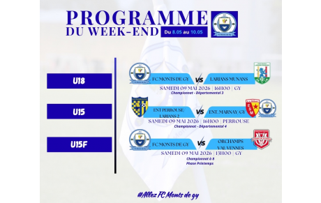 Programmd du week-end S19