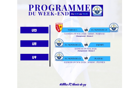 Programme du week-end