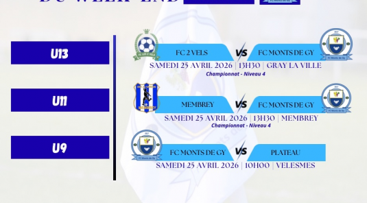 Programme du week-end S17