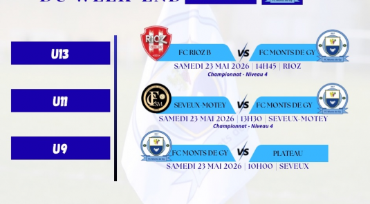 Programme du week-end S21